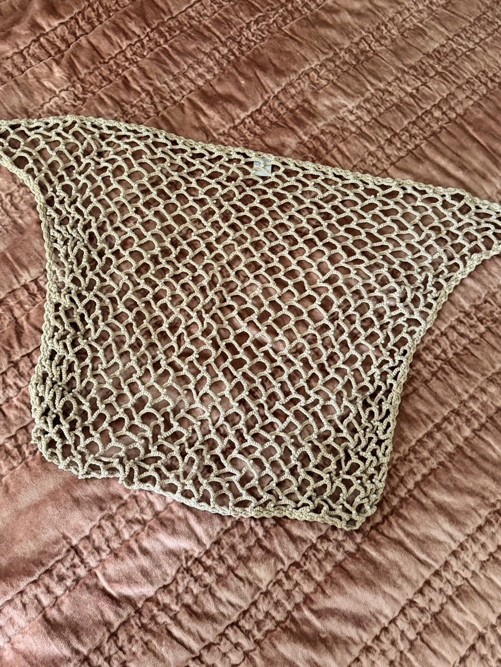 JMP The Label Havana Crochet Sarong Beige OS.